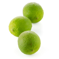 Image showing Fresh green limes