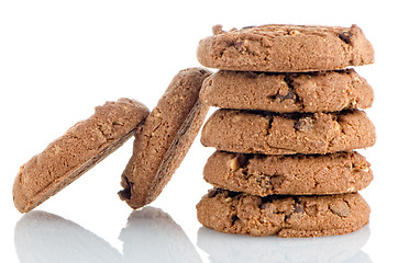 Image showing Chocolate chip cookies