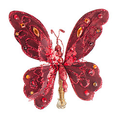 Image showing Butterfly Christmas tree ornament