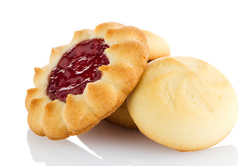 Image showing Strawberry biscuit