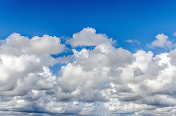 Image showing Fluffy clouds