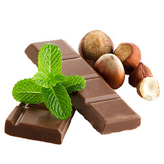 Image showing Chocolate parts