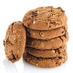 Image showing Chocolate chip cookies