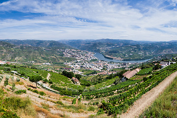 Image showing Panoramic view over River Douro