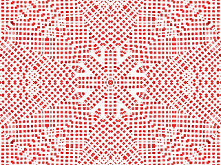 Image showing Red abstract pattern 