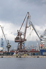 Image showing Port Crane