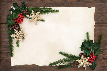 Image showing Abstract Christmas Border