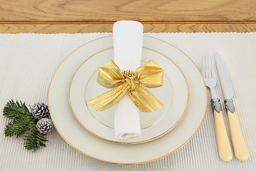 Image showing Elegant Place Setting