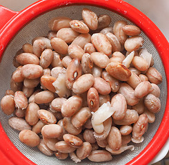 Image showing Borlotti beans vegetables