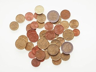 Image showing Euro coins