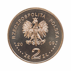 Image showing Polish coin front