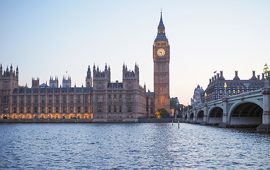 Image showing Houses of Parliament in London