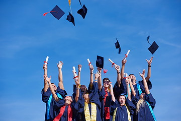 Image showing high school graduates students