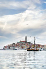 Image showing Old Istrian town of Rovinj or Rovigno in Croatia