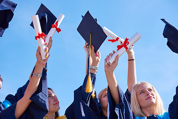 Image showing high school graduates students