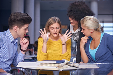 Image showing students group  study