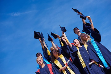 Image showing high school graduates students