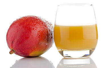 Image showing Fresh mango juice