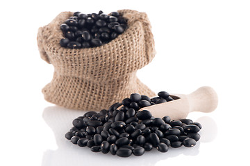 Image showing Black beans bag