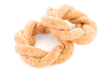 Image showing Olive crackers