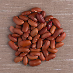 Image showing Circle of red beans