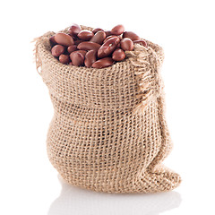 Image showing Red beans bag