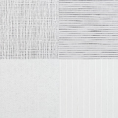 Image showing Set of white vinyl samples