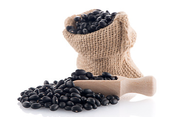 Image showing Black beans bag