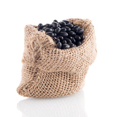 Image showing Black beans bag