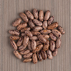 Image showing Circle of pinto beans