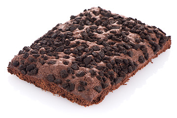 Image showing Chocolate brownie cake