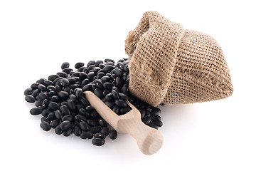 Image showing Black beans bag