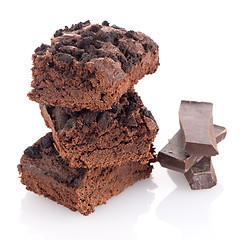 Image showing Chocolate brownies