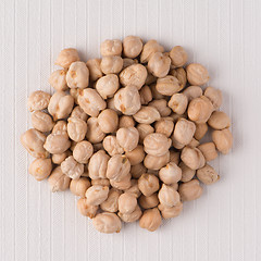 Image showing Circle of chickpeas