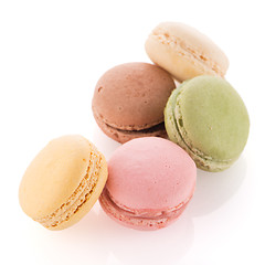 Image showing Colorful French Macarons