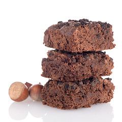 Image showing Chocolate brownies