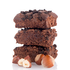 Image showing Chocolate brownies