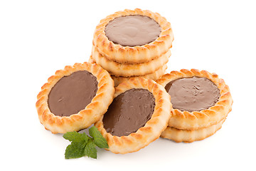 Image showing Chocolate tart cookies