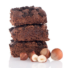 Image showing Chocolate brownies