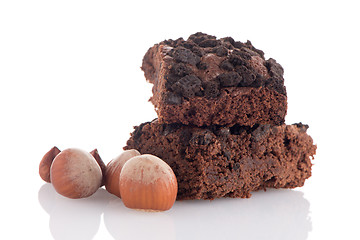 Image showing Chocolate brownies