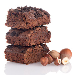 Image showing Chocolate brownies