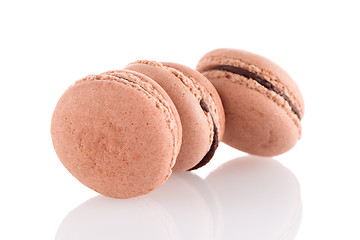 Image showing Colorful French Macarons