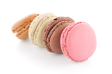 Image showing Colorful French Macarons