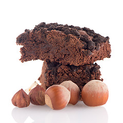 Image showing Chocolate brownies