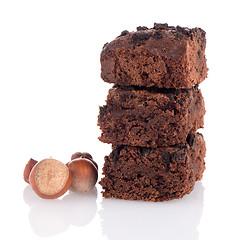 Image showing Chocolate brownies