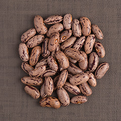 Image showing Circle of pinto beans