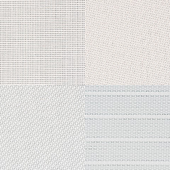 Image showing Set of white vinyl samples