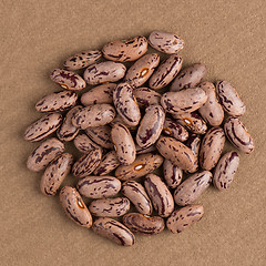 Image showing Circle of pinto beans