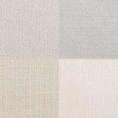 Image showing Set of beige vinyl samples