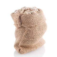 Image showing White beans bag